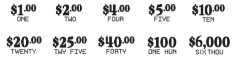 FL 5003 Prize Symbols