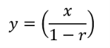 Alternative Limit Calculation Formula 3.